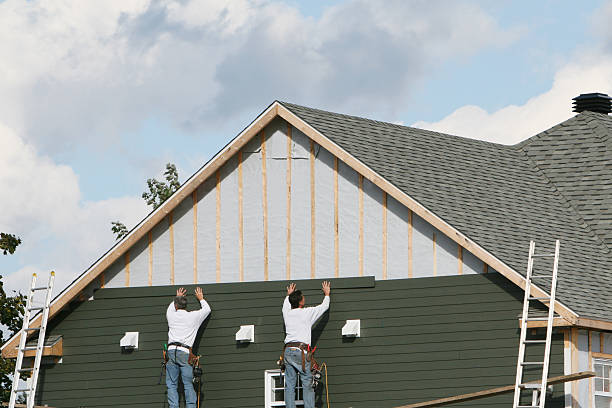 Professional Siding technician working in Snow Shoe, PA